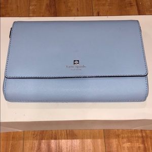 Pretty light blue Kate spade crossbody purse